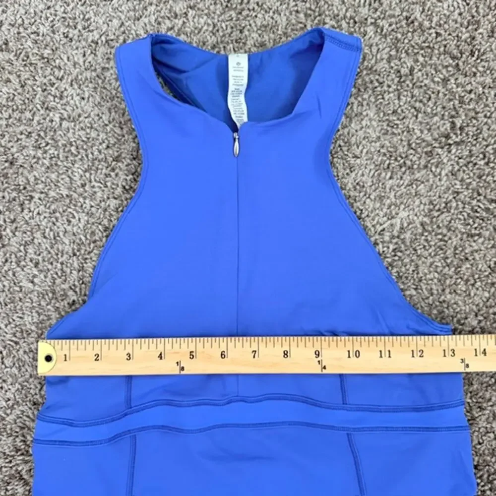 Lululemon Lot of 3 Cycling Zippy Run Tanks High Neck Zip Up Shelf Bra Women's 8